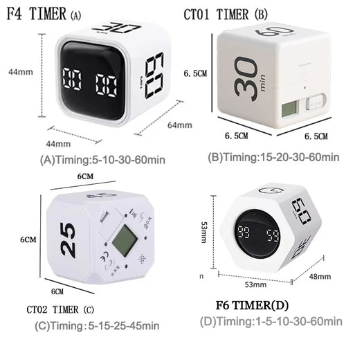 Gravity Sensor Cube Timer