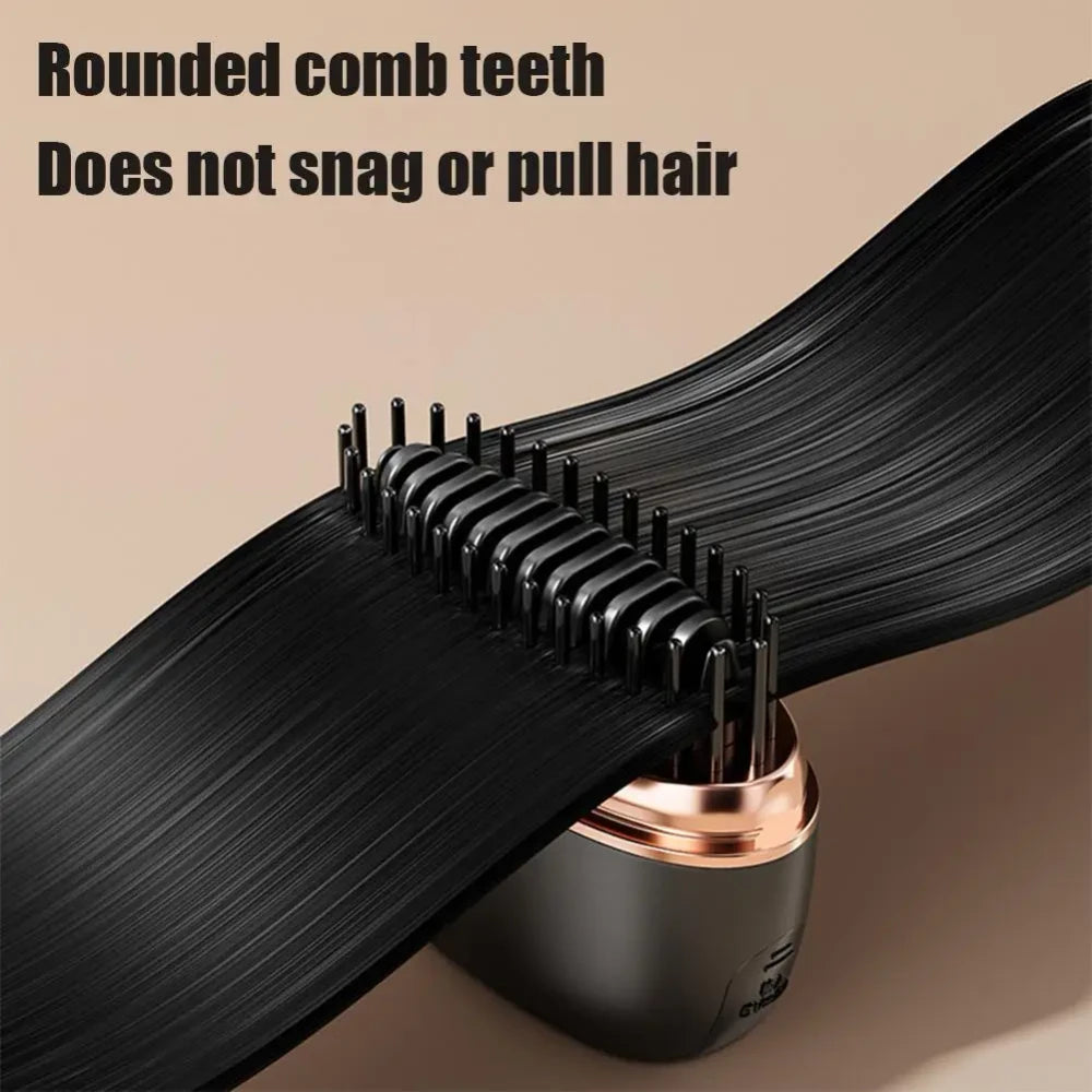 Portable Wireless Hair Straightener Brush